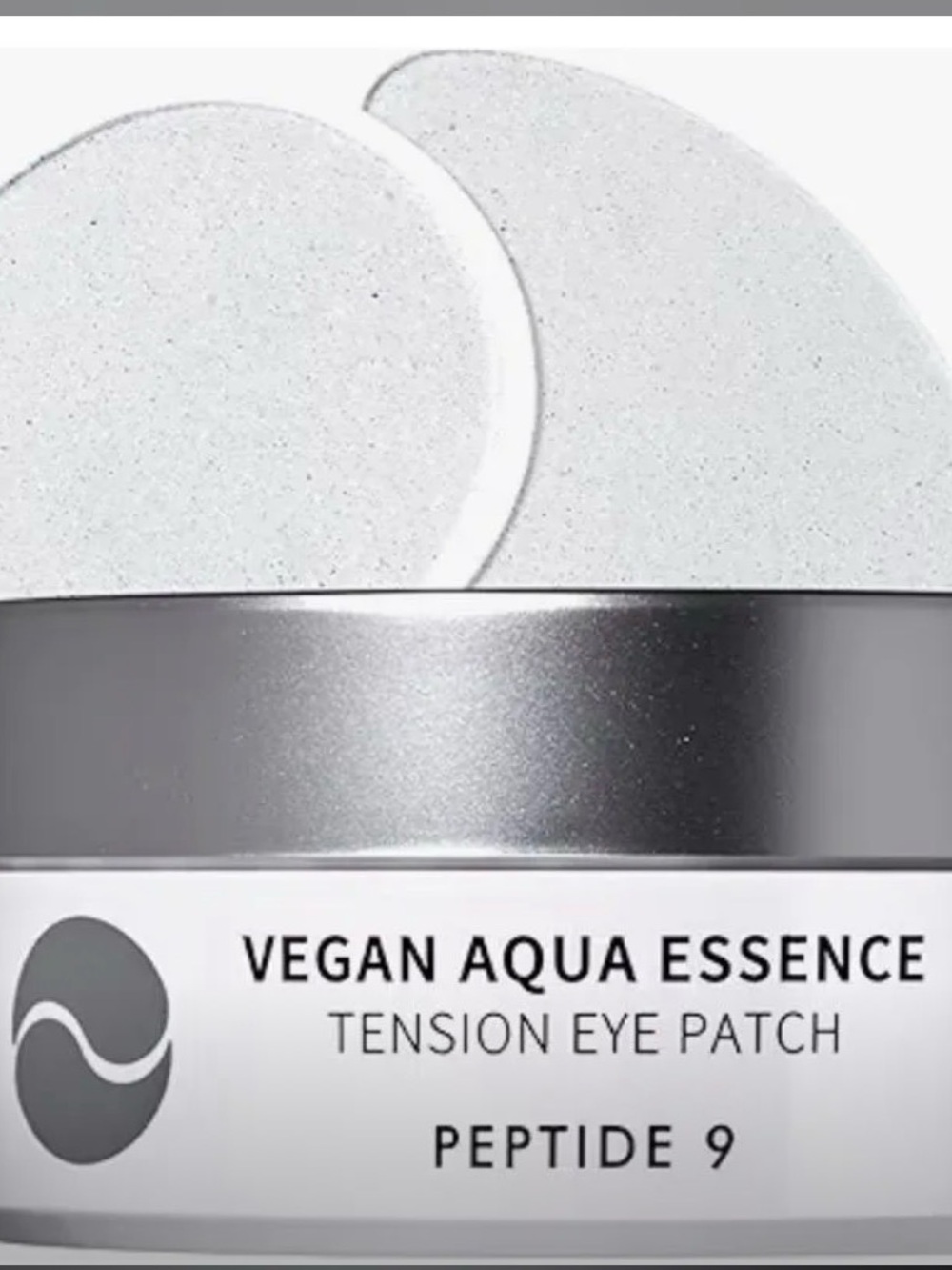 MDP+ Vegan Aqua Essence Tension Eye Patch - Peptide 9 (Silver/White)